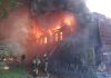 Трое жителей деревянного барака в Тынде погибли при пожаре