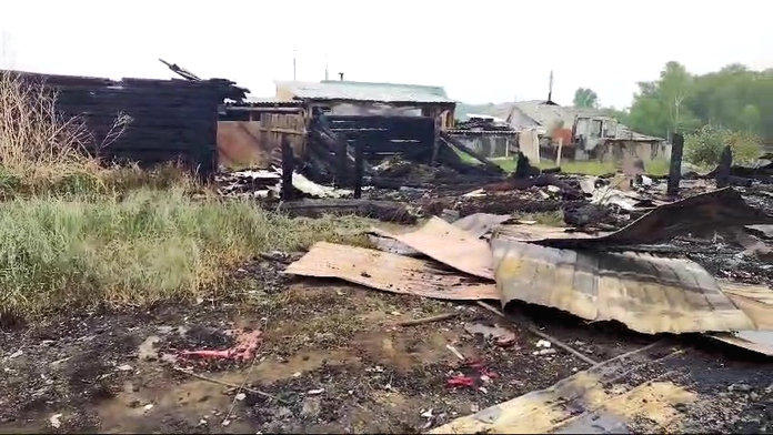 Пожар в курятнике лишил крова многодетную семью из свободненского села